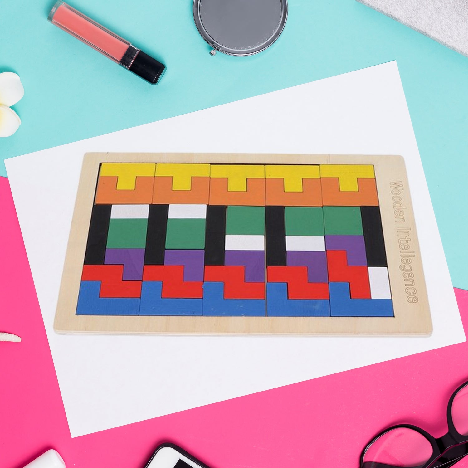 4296 Wooden Blocks Puzzle Children's Educational Toys, Russian block, Block Puzzle for Early Childhood Education, and Relaxing Brain Toys, Help Prevent 4296 Wooden Blocks Puzzle Children's Educational Toys, Russian block, Block Puzzle for Early Childhood Education, and Relaxing Brain Toys, Help Prevent